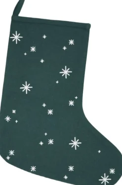 Juna Julepynt<Christmas Fable Julestrømpe H45 grøn