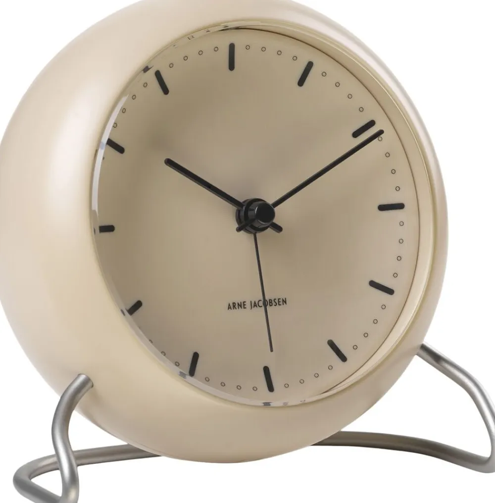 Arne Jacobsen Clocks Ure & Vejrstationer<City Hall Bordur Ø11 cm sandy beige