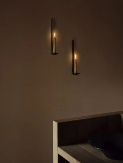 Audo Copenhagen Lys & Lysestager<Clip Candle Holder H34, Wall, Brass