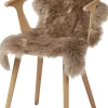 NATURES Collection Skind<90cm-up New Zealand Sheepskin, Long Wool Taupe 90x60