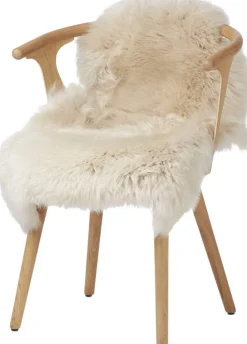 NATURES Collection Skind<90cm-up New Zealand Sheepskin, Long Wool Beige 90x60