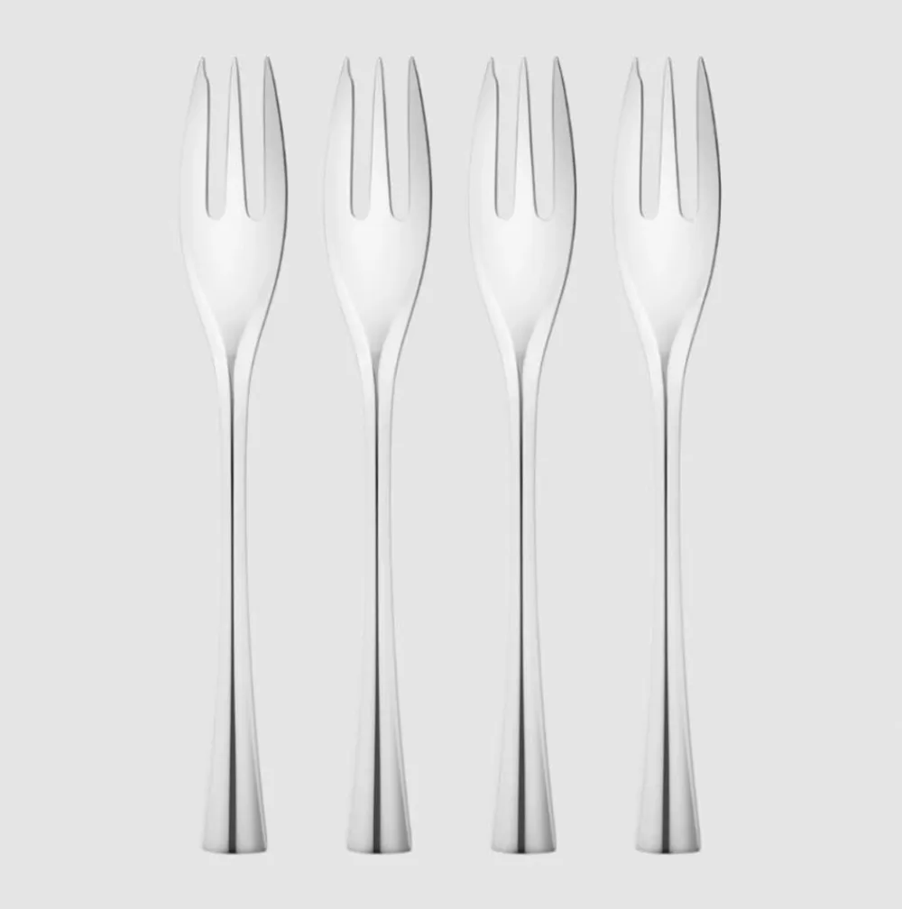 Georg Jensen Bestik<COBRA Kagegaffel, 4 stk.