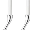 Georg Jensen Lys & Lysestager<COBRA LYSESTAGE MELLEM, 2 STK