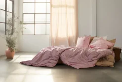 Juna Sengetøj & Lagner<Daisy Sengetøj 140x200 cm pink/rød DK