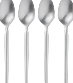 Gense Bestik<Dessertske Dorotea 17,8 cm 4 stk. Mat stål