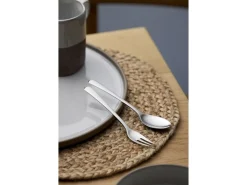 Gense Bestik<Dessertske Steel Line 16,3 cm Blankt stål