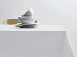 Södahl Tekstiler Til Borddækning<Dug dia180 Tiles Damask White