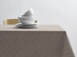 Södahl Tekstiler Til Borddækning<Dug Tiles Damask Taupe