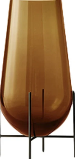 Audo Copenhagen Vaser & Urtepotteskjulere<Echasse Vase, S, Amber/Bronzed Bras