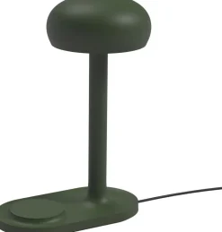 Eva Solo Bordlamper<Emendo lampe med Qi trådløs oplader Emerald