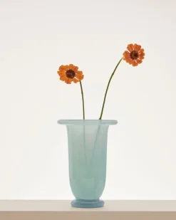 Hay Vaser & Urtepotteskjulere<Empire Vase-Medium-Ice blue with light blue base