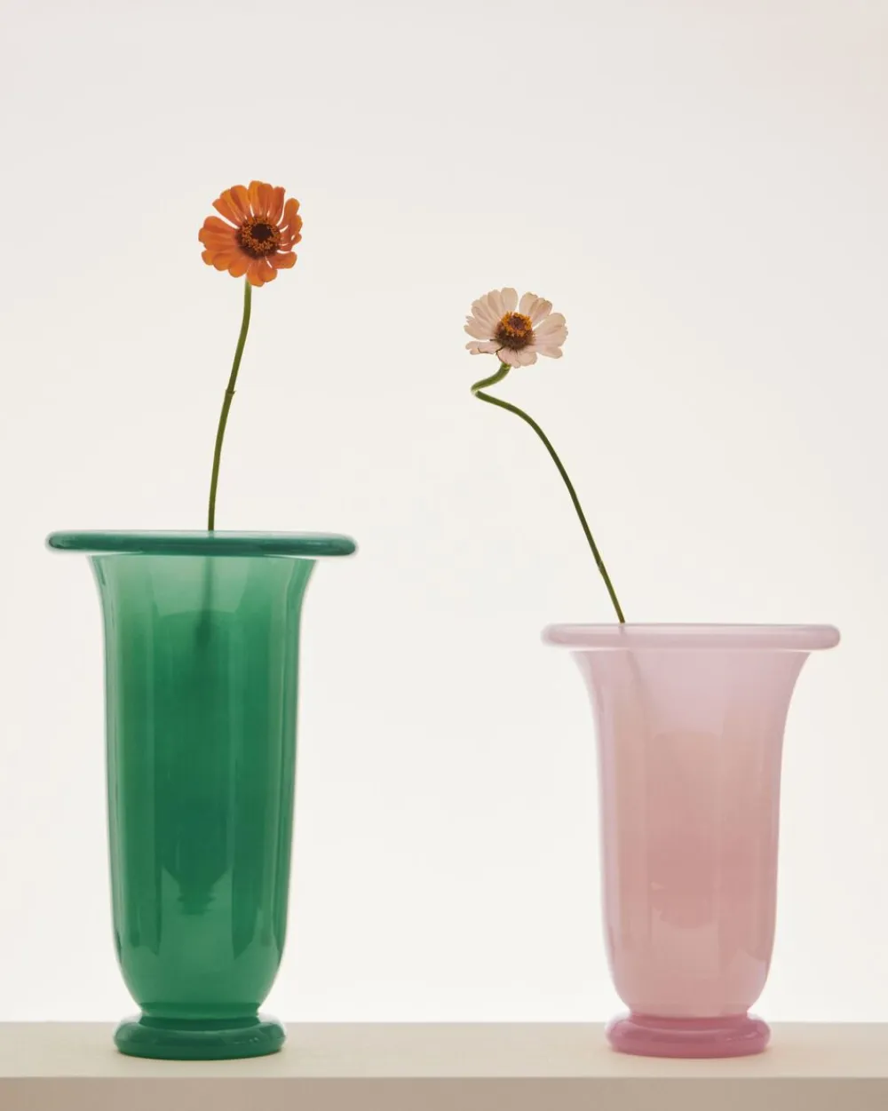 Hay Vaser & Urtepotteskjulere<Empire Vase-Medium-Light pink with pink base
