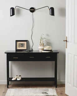 Nordal Væglamper<ERIS wall lamp, 2 arms - black