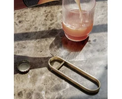 Ferm Living Bar & Vin<Fein Bottle Opener - Brass