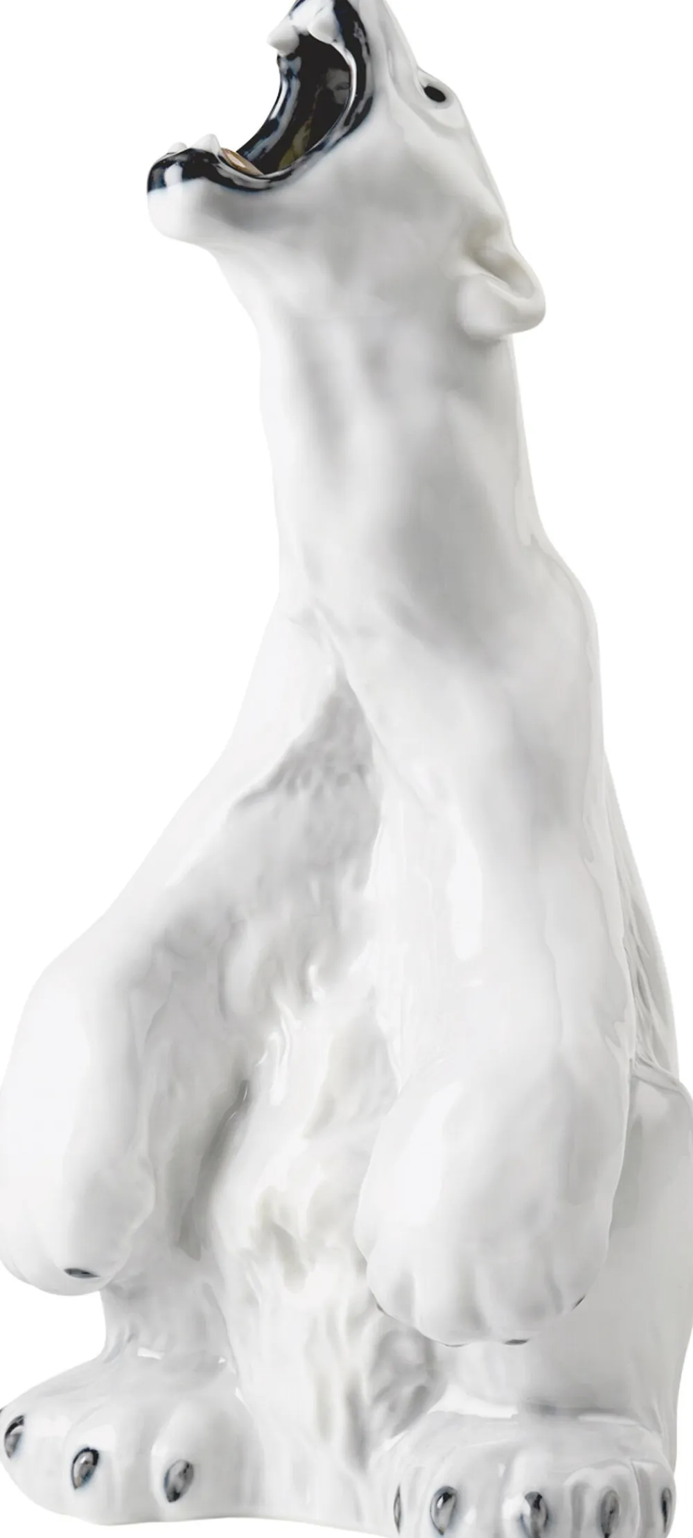 Royal Copenhagen Figurer & Skulpturer<Figurine Isbjørn, brølende 33,5 cm