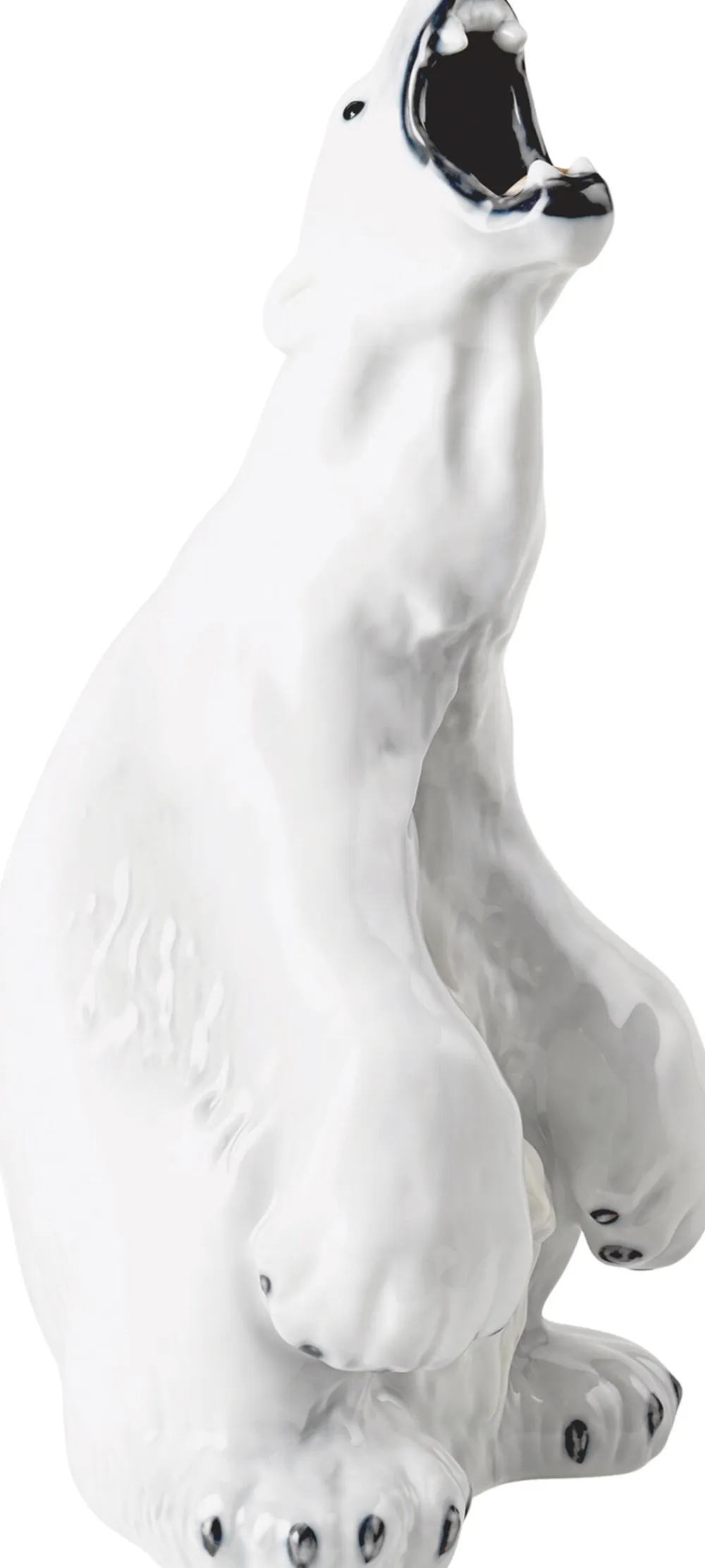 Royal Copenhagen Figurer & Skulpturer<Figurine Isbjørn, brølende 33,5 cm