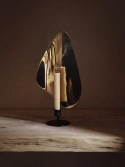 Audo Copenhagen Lys & Lysestager<Flambeau CH, H30, Table, Black/Poli
