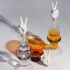 Donkey Figurer & Skulpturer<Flaskeprop - Winediver Peace Hands