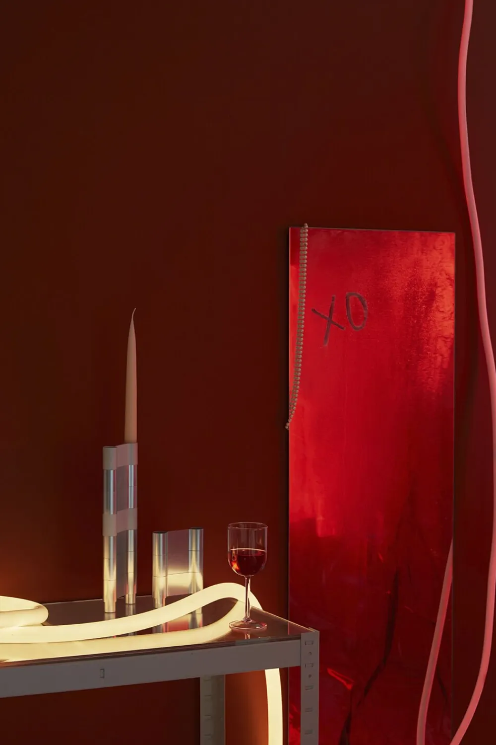 Studio About Lyskæder<Flex tube, 5 m, warm red, 500016R