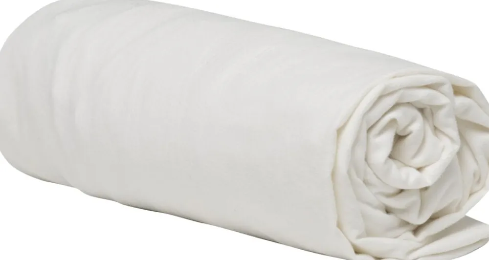 Høie Sengetøj & Lagner<Flonel formsyet lagen, Creme