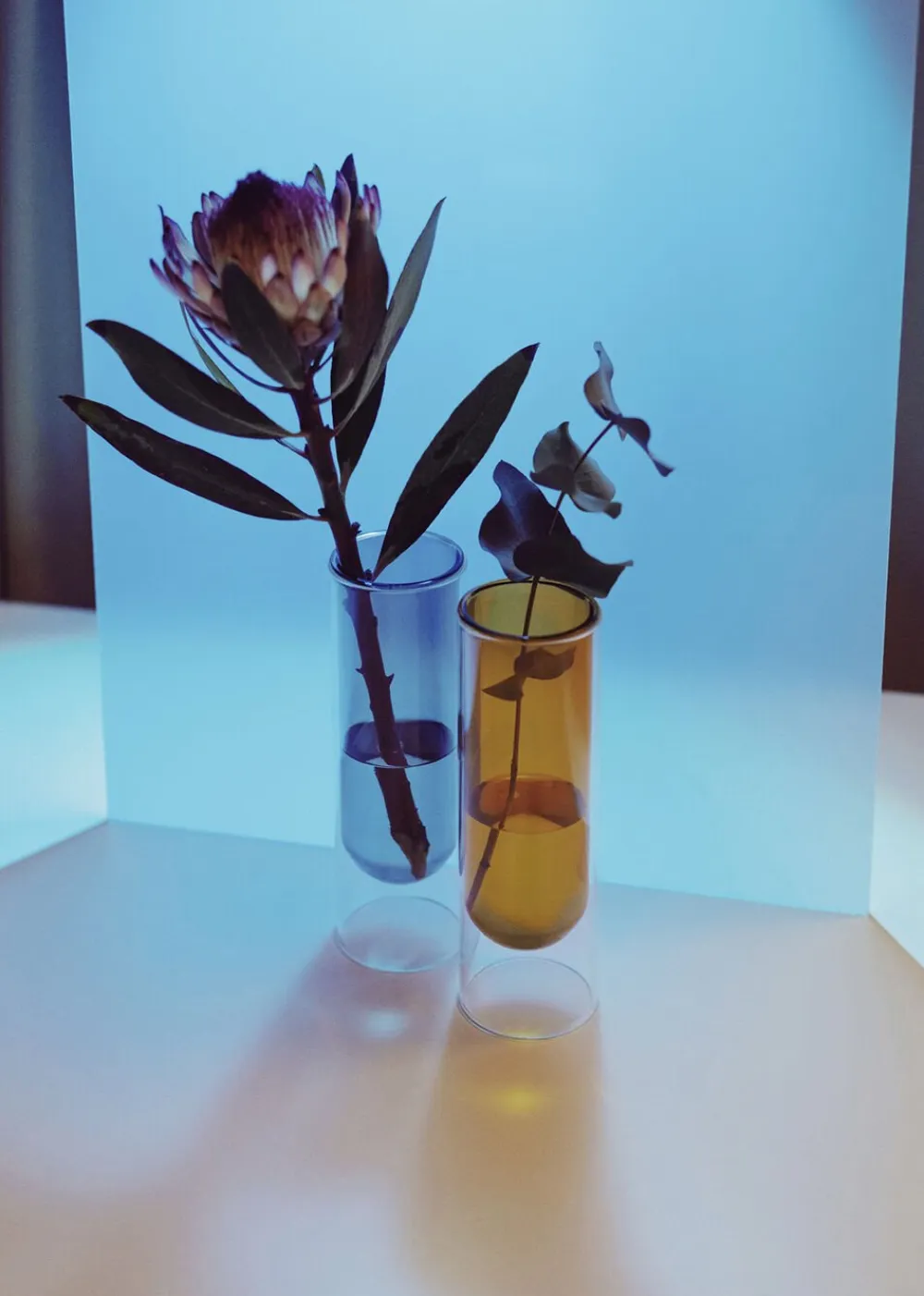 Studio About Vaser & Urtepotteskjulere<FLOWER TUBE, TALL TUBE, CYAN, 65200C