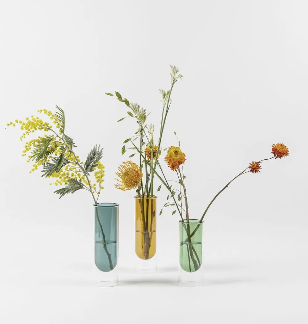 Studio About Vaser & Urtepotteskjulere<FLOWER TUBE, TALL TUBE, CYAN, 65200C