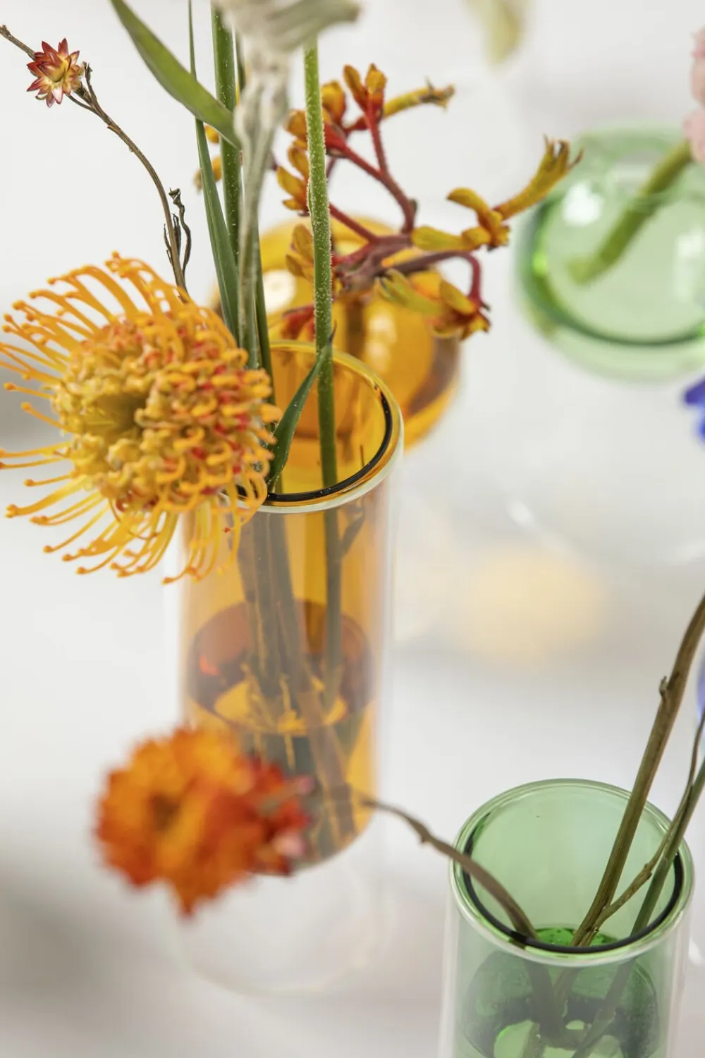 Studio About Vaser & Urtepotteskjulere<FLOWER TUBE, TALL TUBE, YELLOW, 65200Y