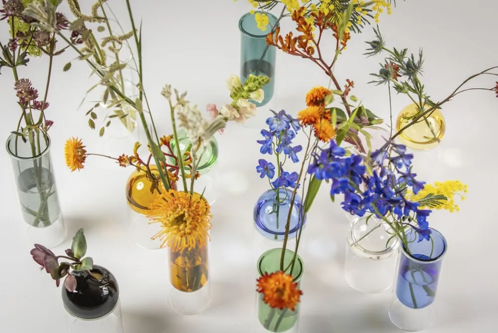 Studio About Vaser & Urtepotteskjulere<FLOWER TUBE, TALL TUBE, YELLOW, 65200Y