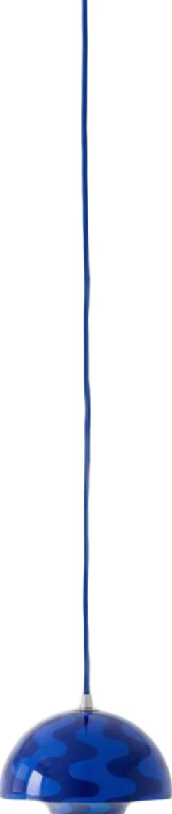 &Tradition Pendler<Flowerpot Pendant VP10 Ø16 cm Cobalt Blue & Twilight Blue pa
