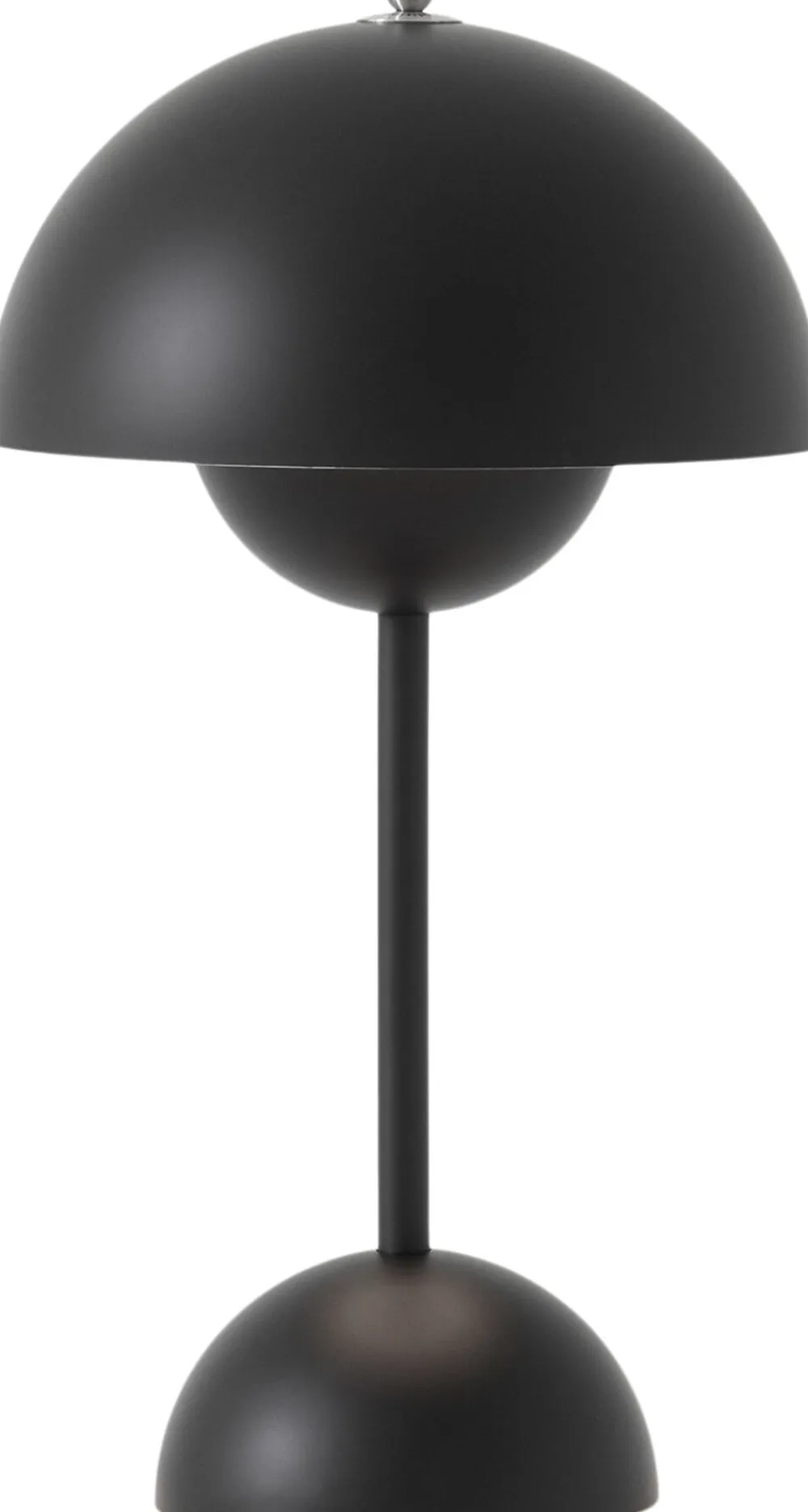 &Tradition Bordlamper|Trådløse Lamper<Flowerpot Portable Lamp VP9, Magnetic Charger Black