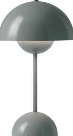 &Tradition Bordlamper|Trådløse Lamper<Flowerpot Portable Lamp VP9, Magnetic Charger Stone