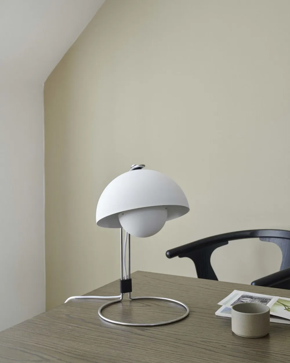 &Tradition Bordlamper<FlowerPot Table lamp VP4 Matt white