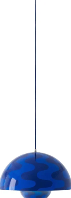 &Tradition Pendler<Flowerpot VP2, Pemdel Cobalt/twilight blue