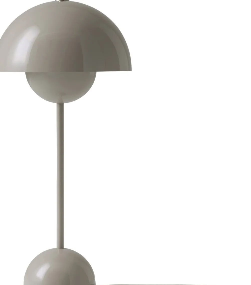 &Tradition Bordlamper<Flowerpot VP3, Table Lamp Grå beige