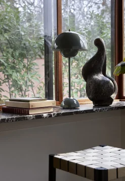 &Tradition Bordlamper<Flowerpot VP3, Table Lamp Stone blue