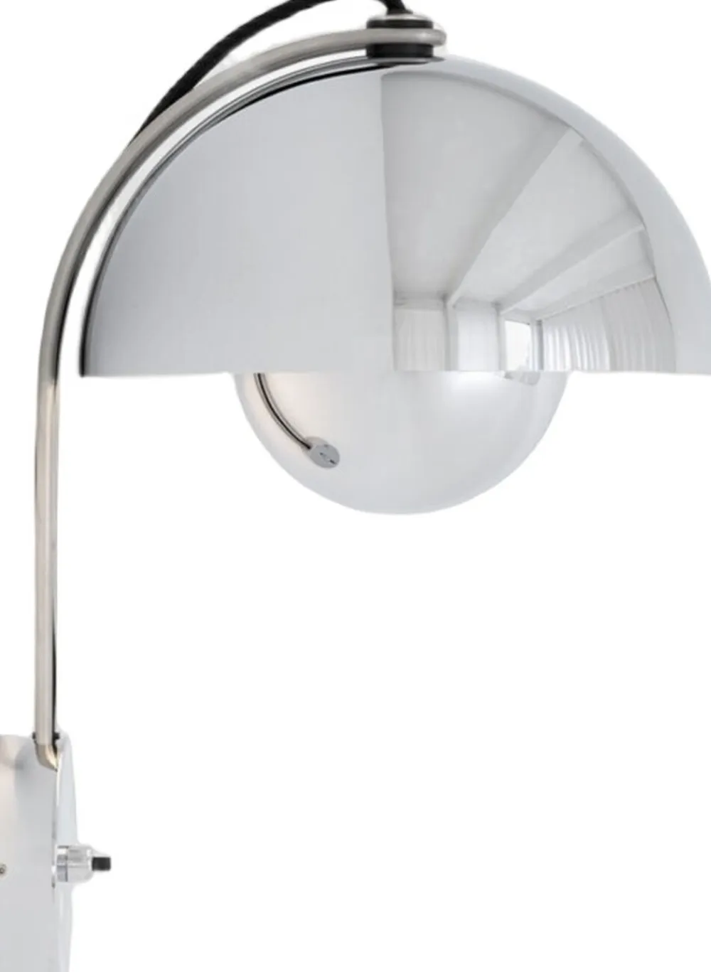 &Tradition Væglamper<Flowerpot Wall Lamp VP8, Chrome-Plated