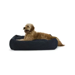Fossflakes Puder|Til Boligens Kæledyr<Hundeseng Blue pinstripe