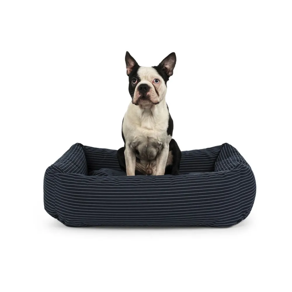 Fossflakes Puder|Til Boligens Kæledyr<Hundeseng Blue pinstripe