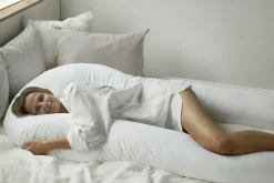 Fossflakes Hovedpuder<U-Pillow, SR incl. White Jersey Cover