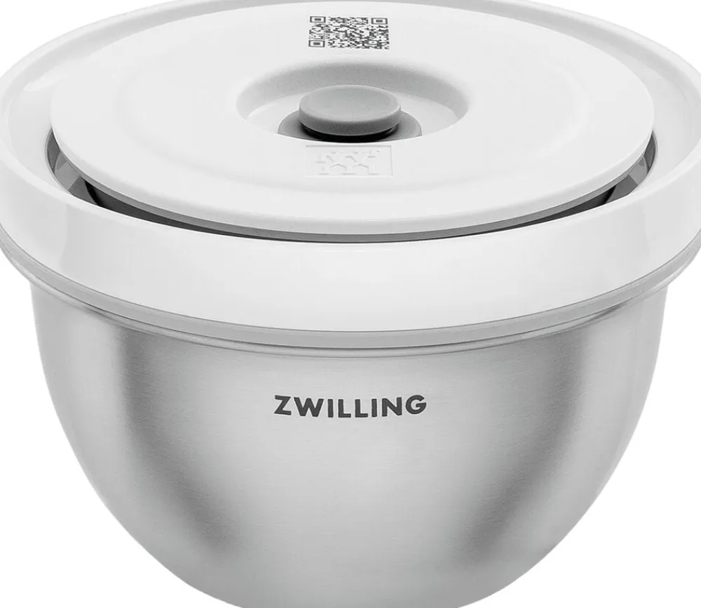 Zwilling Opbevaring<Fresh & Save BOWLS Vakuumskål S / 12 cm, Rustfrit stål, Sølv