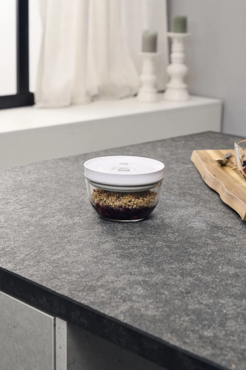 Zwilling Køkkenmaskiner<Fresh & Save BOWLS Vakuumskål S / 12 cm, Glas, Gennemsigtig