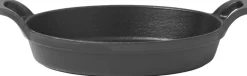 Pillivuyt Gourmet Gryder & Pander<Garonne 0,3 liter mini pande med 2 greb oval, støbejern