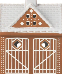 Kähler Lys & Lysestager|Julepynt<Gingerbread Lyshus Julestald H11. 5 brun