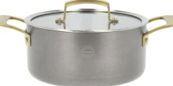 Pillivuyt Gourmet Gryder & Pander<Gryde med låg Durance 2,9 liter 20 cm Rustfrit stål