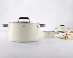 Zwilling Gryder & Pander<Gryde- og pandesæt, 3-dele, 18/10 rustfrit stål