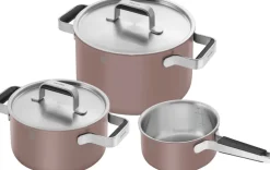 Zwilling Gryder & Pander<Gryde- og pandesæt, 3-dele, 18/10 rustfrit stål