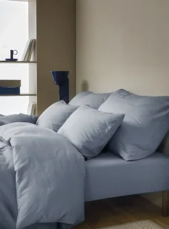 Høie Sengetøj & Lagner<Harmoni stonewashed pudebetræk Lys blå