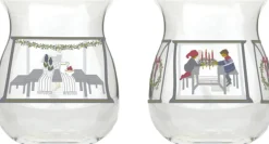 Holmegaard Julepynt<Christmas Julelyslygte 2024 H7. 5 multi 2 stk.