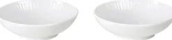 Royal Copenhagen Skåle & Fade<Hvid Riflet skål 9 cl 2-pak