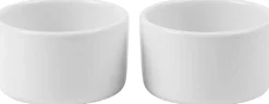 Royal Copenhagen Skåle & Fade<Hvid Riflet Souffléskåle, 9 cm/20 cl, 2 stk